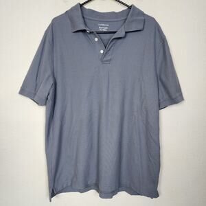 Croft & Barrow Grey Gray XL Collared Polo Shirt